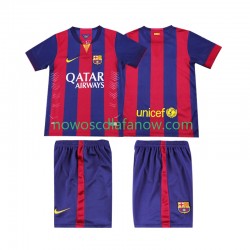 Koszulka FC Barcelona 2014 2015 Retro Dziecięca Domowy Komplet Krótkie Rękawy