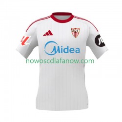 Koszulka Sevilla FC Męska Domowy Komplet 2025-2026 Krótkie Rękawy