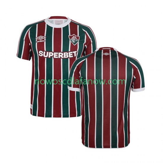 Koszulka Fluminense Męska Domowy Komplet 2025-2026 Krótkie Rękawy