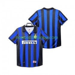 Koszulka Inter Mediolan Retro Męska Domowy Komplet 1998 1999 Krótkie Rękawy