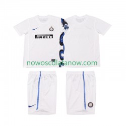Koszulka Inter Mediolan Retro Dziecięca Wyjazdowy Komplet 2011 2010 Krótkie Rękawy