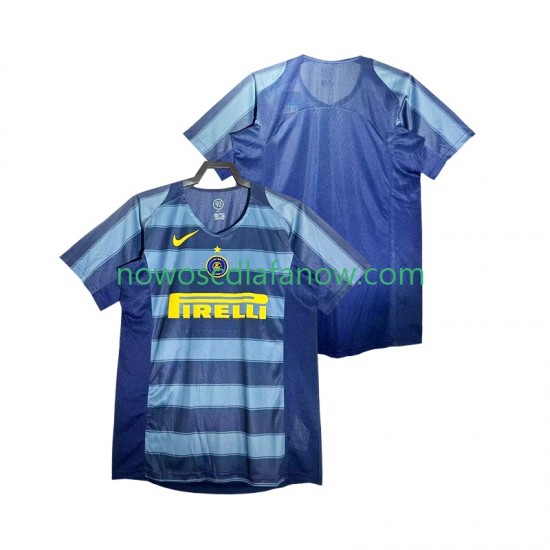 Koszulka Inter Mediolan 2005 Retro Męska Trzeci Komplet 2004 Krótkie Rękawy