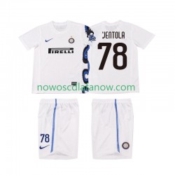 Koszulka Inter Mediolan VENTOLA 78 Retro Dziecięca Wyjazdowy Komplet 2011 2010 Krótkie Rękawy