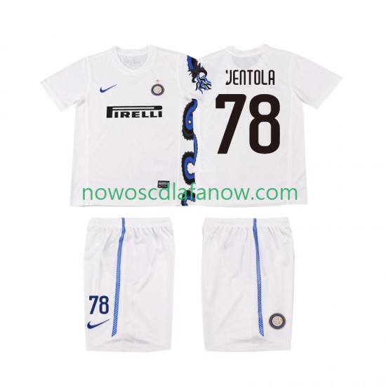 Koszulka Inter Mediolan VENTOLA 78 Retro Dziecięca Wyjazdowy Komplet 2011 2010 Krótkie Rękawy
