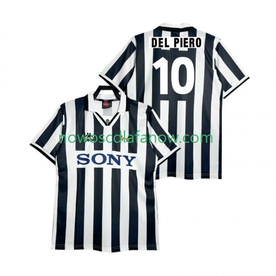Koszulka Juventus DEL PIERO 10 1995 1996 Retro Męska Domowy Komplet Krótkie Rękawy