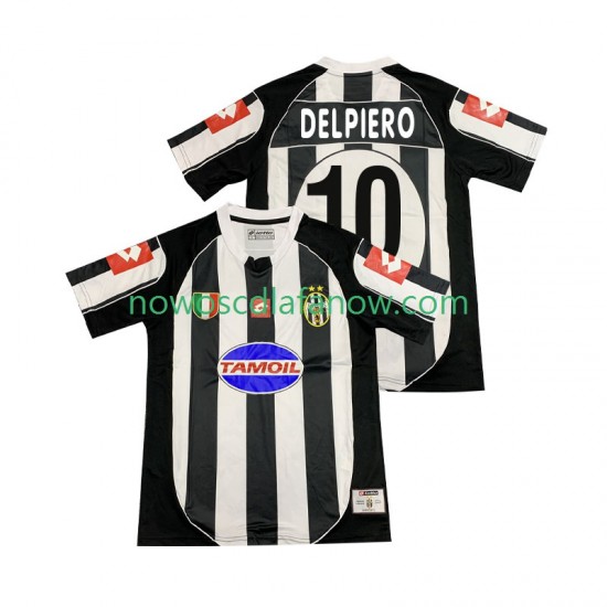 Koszulka Juventus DEL PIERO 10 2003 Retro Męska Domowy Komplet 2002 Krótkie Rękawy