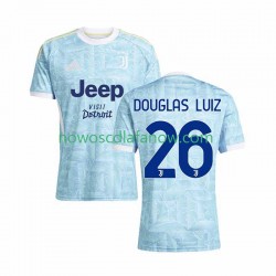 Koszulka Juventus Douglas Luiz 26 Męska Wyjazdowy Komplet 2025-2026 Krótkie Rękawy