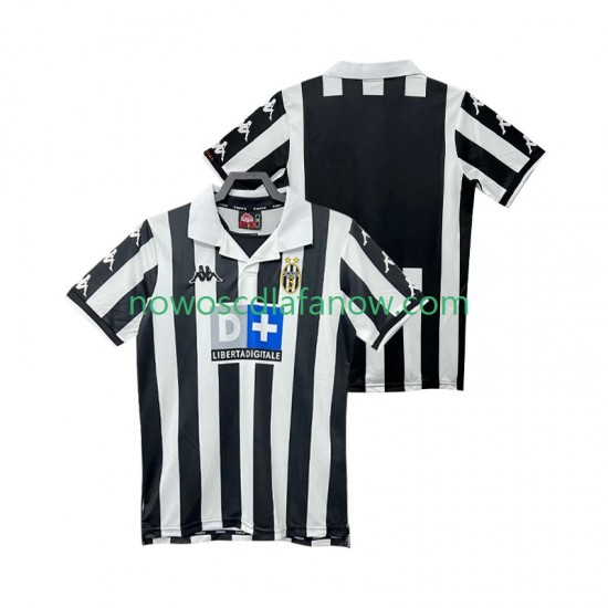 Koszulka Juventus 2000 Retro Męska Domowy Komplet 1999 Krótkie Rękawy