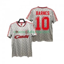 Koszulka Liverpool BARNES 10 1989 1991 Retro Męska Wyjazdowy Komplet Krótkie Rękawy