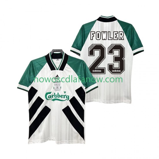 Koszulka Liverpool FOWLER 23 1993 1995 Retro Męska Wyjazdowy Komplet Krótkie Rękawy