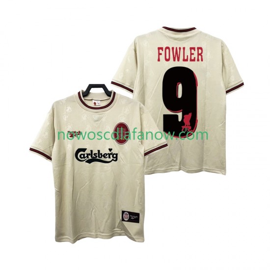 Koszulka Liverpool FOWLER 9 1996 1997 Retro Męska Wyjazdowy Komplet Krótkie Rękawy