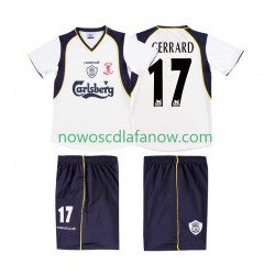 Koszulka Liverpool GERRARD 17 LWP 2001 Retro Męska Wyjazdowy Komplet 2002 Krótkie Rękawy