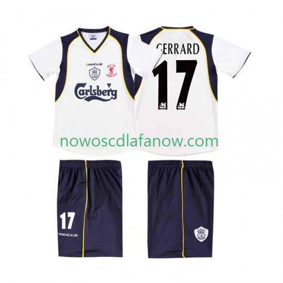 Koszulka Liverpool GERRARD 17 LWP 2001 Retro Męska Wyjazdowy Komplet 2002 Krótkie Rękawy