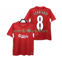 Koszulka Liverpool GERRARD 8 2005 Retro Męska Domowy Komplet 2004 Krótkie Rękawy