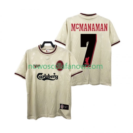 Koszulka Liverpool MCMANAMAN 7 1996 1997 Retro Męska Wyjazdowy Komplet Krótkie Rękawy