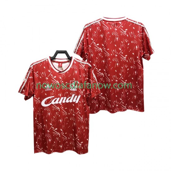 Koszulka Liverpool 1989 1991 Retro Męska Domowy Komplet Krótkie Rękawy