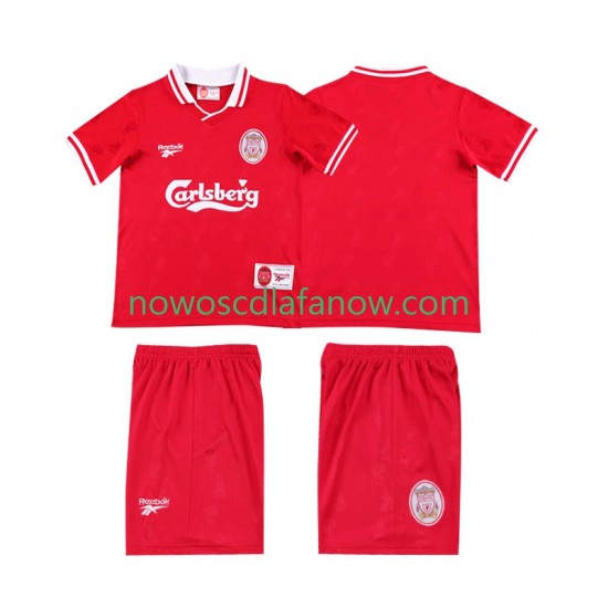 Koszulka Liverpool LWP 1996 1997 Retro Dziecięca Domowy Komplet Krótkie Rękawy