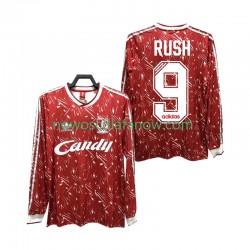 Koszulka Liverpool Rush 9 1989 1991 Retro Męska Domowy Komplet Długie Rękawy