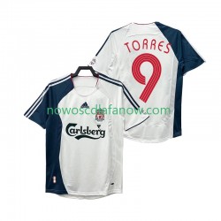 Koszulka Liverpool Torres 9 Retro Męska Wyjazdowy Komplet 2008 2006 Krótkie Rękawy