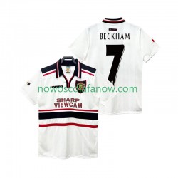 Koszulka Manchester United Beckham 7 Retro Męska Wyjazdowy Komplet 1998 1999 Krótkie Rękawy