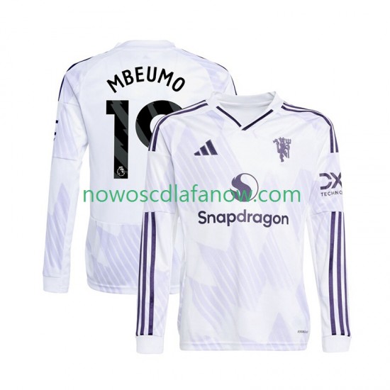 Koszulka Manchester United Bryan Mbeumo 19 Męska Wyjazdowy Komplet 2025-2026 Długie Rękawy