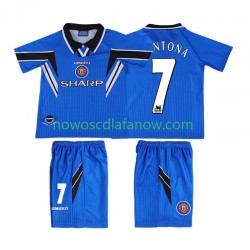 Koszulka Manchester United CONTONA 7 1996 Retro Dziecięca Trzeci Komplet 1998 Krótkie Rękawy