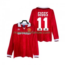 Koszulka Manchester United GIGGS 11 1992 Retro Męska Domowy Komplet 1994 Długie Rękawy