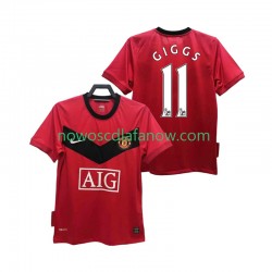 Koszulka Manchester United GIGGS 11 2009 Retro Męska Domowy Komplet 2010 Krótkie Rękawy