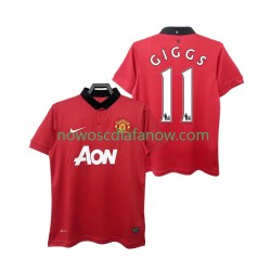 Koszulka Manchester United GIGGS 11 2013 2014 Retro Męska Domowy Komplet Krótkie Rękawy