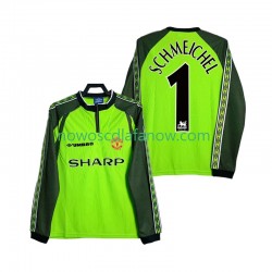 Koszulka Manchester United SCHMEICHEL 1 2000 Bramkarskie Retro Męska Domowy Komplet 1998 Długie Rękawy