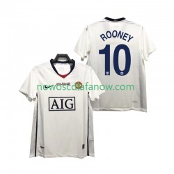 Koszulka Manchester United ROONEY 10 Champions League 2009 Retro Męska Wyjazdowy Komplet 2008 Krótkie Rękawy