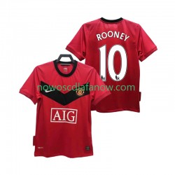 Koszulka Manchester United ROONEY 10 2009 Retro Męska Domowy Komplet 2010 Krótkie Rękawy