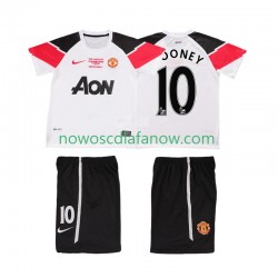 Koszulka Manchester United ROONEY 10 Champions League 2012 Retro Dziecięca Trzeci Komplet 2011 Krótkie Rękawy