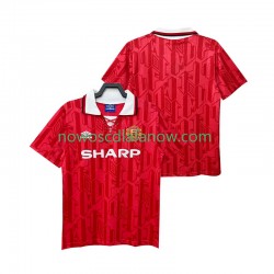 Koszulka Manchester United 1992 Retro Męska Domowy Komplet 1994 Krótkie Rękawy
