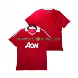 Koszulka Manchester United Retro Męska Domowy Komplet 2011 2010 Krótkie Rękawy
