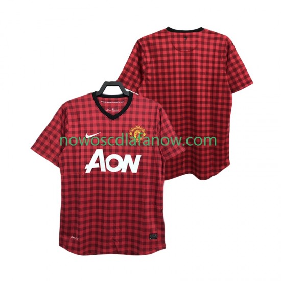 Koszulka Manchester United 2012 2013 Retro Męska Domowy Komplet Krótkie Rękawy