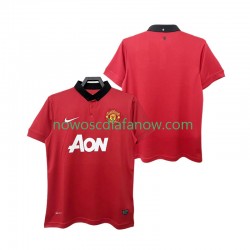 Koszulka Manchester United 2013 2014 Retro Męska Domowy Komplet Krótkie Rękawy