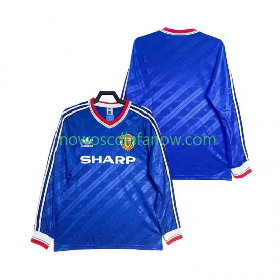 Koszulka Manchester United 1986 1988 Retro Męska Trzeci Komplet Długie Rękawy