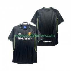 Koszulka Manchester United Retro Męska Trzeci Komplet 1998 1999 Krótkie Rękawy
