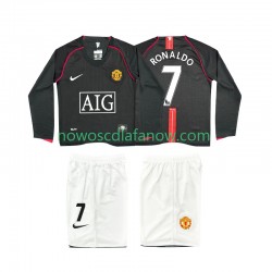 Koszulka Manchester United Ronaldo 7 2007 Retro Dziecięca Wyjazdowy Komplet 2008 Długie Rękawy