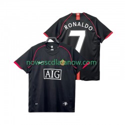 Koszulka Manchester United Ronaldo 7 2007 Retro Męska Wyjazdowy Komplet 2008 Krótkie Rękawy