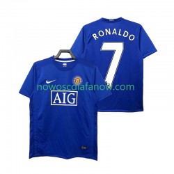 Koszulka Manchester United Ronaldo 7 2009 Retro Męska Trzeci Komplet 2008 Krótkie Rękawy