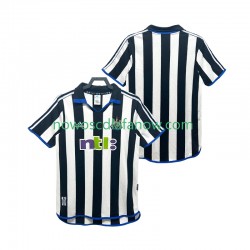 Koszulka Newcastle United 2000 2001 Retro Męska Domowy Komplet Krótkie Rękawy