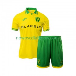 Koszulka Norwich City Dziecięca Domowy Komplet 2025-2026 Krótkie Rękawy