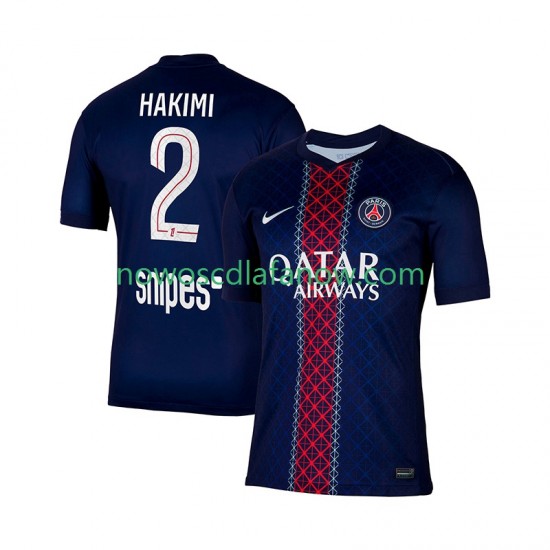 Koszulka Paris Saint-Germain Hakimi 2 Męska Domowy Komplet 2025-2026 Krótkie Rękawy