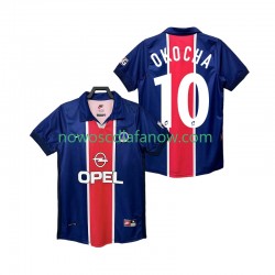 Koszulka Paris Saint-Germain OKOCHA 10 Retro Męska Domowy Komplet 1998 1999 Krótkie Rękawy
