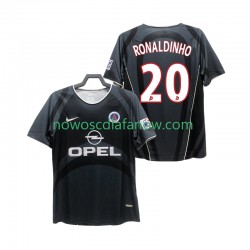 Koszulka Paris Saint-Germain RONALDINHO 20 2001 Retro Męska Trzeci Komplet 2002 Krótkie Rękawy