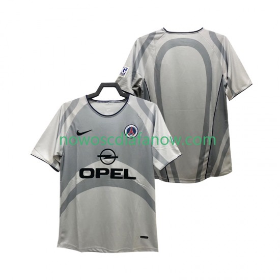 Koszulka Paris Saint-Germain 2001 Retro Męska Wyjazdowy Komplet 2002 Krótkie Rękawy