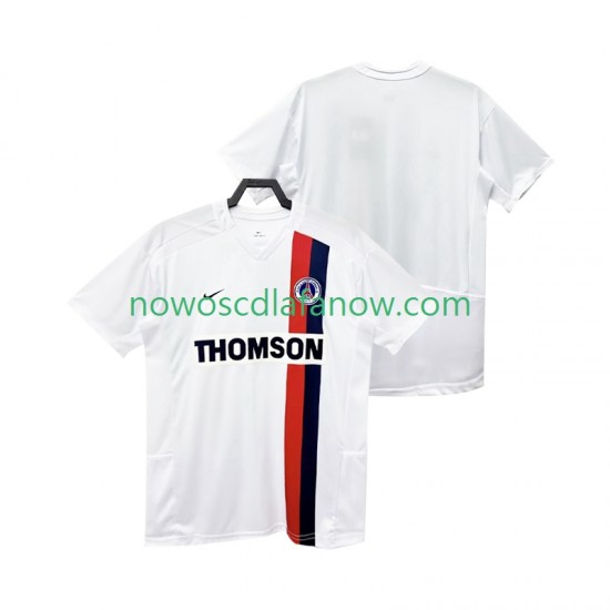 Koszulka Paris Saint-Germain 2003 Retro Męska Wyjazdowy Komplet 2002 Krótkie Rękawy