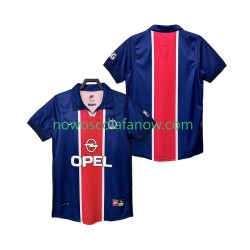 Koszulka Paris Saint-Germain Retro Męska Domowy Komplet 1998 1999 Krótkie Rękawy